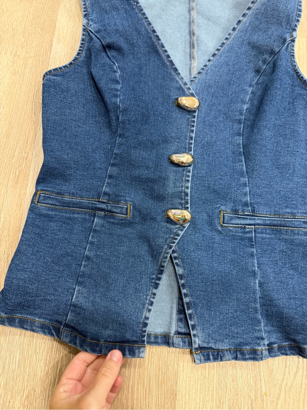 NWT Emerson Lang denim vest - Picture 2 of 6